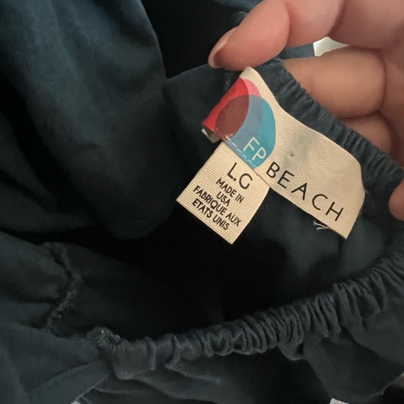 Free People Teal Open Tie Back Maxi Dress - Picture 4 of 4